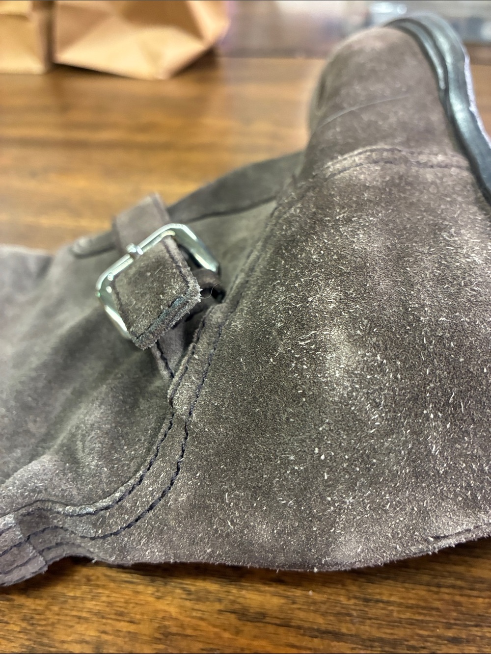 Prada Suede Moto Boots - Picture 7 of 7